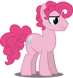 Size: 622x658 | Tagged: safe, artist:rogerlink, pinkie pie, g4, bubble berry, rule 63, simple background, solo, transparent background, vector