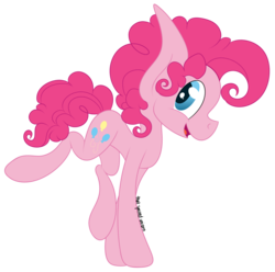 Size: 1646x1630 | Tagged: safe, artist:blackgryph0n, artist:spottie-dots, pinkie pie, g4, bubble berry, rule 63, simple background, solo, transparent background