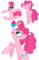 Size: 4500x7000 | Tagged: safe, artist:becauseimpink, pinkie pie, g4, absurd resolution, bubble berry, cupcake, food, rule 63, sketch, sketch dump, solo