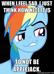 Size: 500x679 | Tagged: safe, edit, edited screencap, screencap, rainbow dash, g4, background pony strikes again, caption, faic, female, meme, op is a duck, op is trying to start shit, smug, smugdash, solo