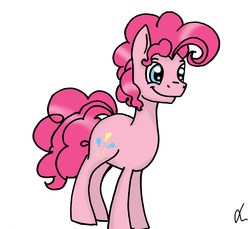 Size: 2649x2424 | Tagged: safe, artist:lrusu, pinkie pie, g4, bubble berry, high res, rule 63, solo