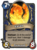 Size: 400x543 | Tagged: safe, artist:xd-385, lavan, lava demon, fanfic:the lost element, g1, card, crossover, evil, glowing eyes, hearthstone, lava monster, shaman, trading card, trading card game