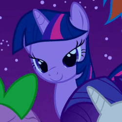 Size: 459x458 | Tagged: safe, screencap, rainbow dash, rarity, spike, twilight sparkle, dragon, pegasus, pony, unicorn, g4, owl's well that ends well, season 1, animated, blinking, lidded eyes, night, out of context, solo focus