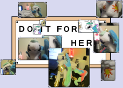 Size: 1400x1000 | Tagged: safe, artist:onlyfactory, princess celestia, g4, bootleg, do it for her, irl, male, meme, photo, plushie, printheth thun, the simpsons
