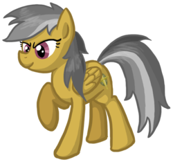 Size: 641x600 | Tagged: safe, artist:stridah, daring do, g4, female, missing accessory, solo