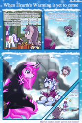 Size: 800x1201 | Tagged: safe, artist:vavacung, snowdash, snowfall frost, spirit of hearth's warming yet to come, comic, female, male, rule 63, shipping, snowfalls yet to come, snowstorm rime