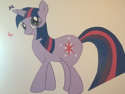 Size: 3264x2448 | Tagged: artist needed, safe, twilight sparkle, g4, high res, painting, wall