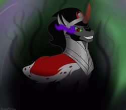 Size: 1565x1372 | Tagged: safe, artist:accursedrainbow, king sombra, g4, male, solo