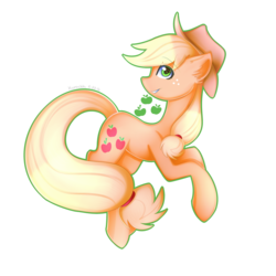 Size: 4000x4000 | Tagged: safe, artist:kurochhi, applejack, g4, absurd resolution, female, solo