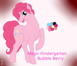 Size: 2136x1832 | Tagged: safe, artist:stagetechyart, pinkie pie, earth pony, pony, g4, bubble berry, looking up, male, reference sheet, rule 63, solo