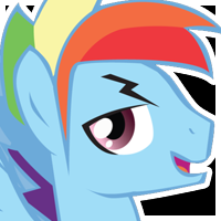 Size: 200x200 | Tagged: safe, artist:johnkapid, artist:trotsworth, rainbow dash, g4, rainbow blitz, rule 63, solo