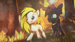 Size: 1920x1080 | Tagged: safe, artist:star-lightstarbright, oc, oc only, 3d, forest