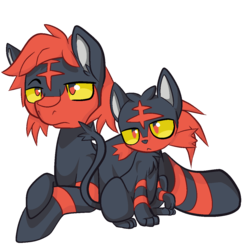 Size: 1200x1200 | Tagged: safe, artist:paintsplatter, litten, pokémon, pokémon sun and moon, ponified, simple background, transparent background, video game