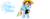 Size: 900x340 | Tagged: safe, artist:imimicbird5, artist:trotsworth, commander hurricane, rainbow dash, pegasus, pony, g4, male, rainbow blitz, rule 63, simple background, solo, stallion, transparent background