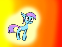 Size: 1280x960 | Tagged: safe, artist:pastel color, sunny flare, earth pony, pony, g4, abstract background, eyes open, female, mare, solo