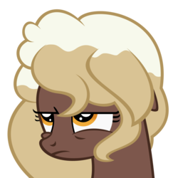 Size: 1000x1000 | Tagged: safe, artist:besttubahorse, oc, oc only, oc:sweet mocha, pegasus, pony, angry, female, grumpy, mare, simple background, solo, transparent background, vector