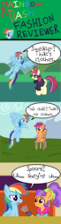 Size: 1500x5472 | Tagged: safe, artist:oneovertwo, moondancer, plaid stripes, rainbow dash, scootaloo, g4, the saddle row review, comic, high res, not clothes