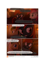 Size: 3541x5016 | Tagged: safe, artist:gashiboka, doctor whooves, roseluck, time turner, oc, oc:firestorm, pony, comic:recall the time of no return, g4, absurd resolution, comic, doctor who, male, patreon, patreon logo, stallion