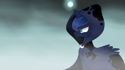 Size: 1024x575 | Tagged: safe, artist:cherry-cupcake67, princess luna, spirit of hearth's warming yet to come, a hearth's warming tail, g4, clothes, female, mantle, solo