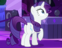Size: 629x480 | Tagged: safe, screencap, rarity, pony, g4, the saddle row review, butt, cropped, female, mare, plot