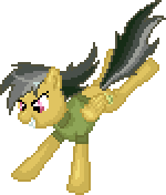 Size: 150x176 | Tagged: safe, artist:stridah, daring do, g4, female, pixel art, solo