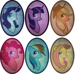 Size: 1024x1012 | Tagged: safe, artist:drpokelover, applejack, fluttershy, pinkie pie, rainbow dash, rarity, twilight sparkle, g4, mane six