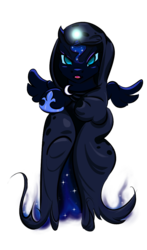 Size: 640x1088 | Tagged: safe, artist:kwendynew, princess luna, spirit of hearth's warming yet to come, a hearth's warming tail, g4, female, solo