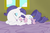 Size: 1500x1000 | Tagged: safe, artist:starfox365, rarity, sweetie belle, pony, unicorn, g4, cute, daaaaaaaaaaaw, duo, female, filly, foal, mare, sisters, sleeping, smiling