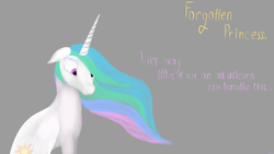 Size: 1920x1080 | Tagged: safe, artist:the-brightest-sunny-days, princess celestia, alicorn, pony, g4, female, sad, solo