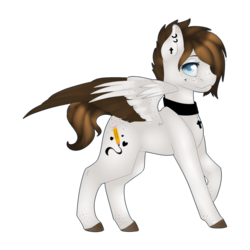 Size: 1024x1024 | Tagged: safe, artist:doodle-28, oc, oc only, pegasus, pony, solo