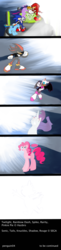 Size: 1024x4216 | Tagged: safe, artist:penguin04, pinkie pie, rainbow dash, rarity, spike, twilight sparkle, alicorn, pony, g4, comic, crossover, high res, knuckles the echidna, male, master emerald, miles "tails" prower, pinkie being pinkie, rouge the bat, shadow the hedgehog, sonic the hedgehog, sonic the hedgehog (series), twilight sparkle (alicorn)