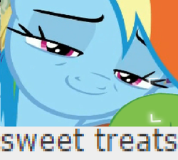 Size: 509x459 | Tagged: safe, rainbow dash, oc, oc:anon, g4, 1000 hours in ms paint, expand dong, exploitable meme, kid anon, meme, ms paint, zoomed in