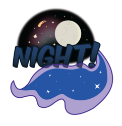 Size: 2542x2625 | Tagged: safe, artist:e-49, princess luna, g4, high res, night, simple background, sticker, transparent background, vector