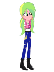 Size: 1536x2048 | Tagged: safe, artist:psshdjndofnsjdkan, lemon zest, equestria girls, g4, my little pony equestria girls: friendship games, alternate universe