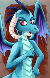 Size: 3300x5100 | Tagged: safe, artist:spiritofthwwolf, princess ember, dragon, g4, absurd resolution, female, solo