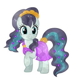 Size: 677x738 | Tagged: safe, artist:cloudy glow, coloratura, crystal pony, pony, g4, crystallized, female, simple background, solo, transparent background, vector