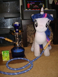 Size: 774x1032 | Tagged: safe, twilight sparkle, g4, hookah, irl, jin, photo, waifu