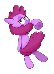 Size: 2163x2977 | Tagged: safe, artist:laserpewpewrblx, berry punch, berryshine, earth pony, pony, g4, bipedal, high res, one punch man, parody