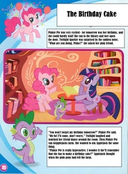 Size: 1180x1600 | Tagged: safe, pinkie pie, spike, twilight sparkle, g4, comic, merchandise, norway, norwegian, translation