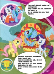 Size: 1164x1600 | Tagged: safe, fluttershy, rainbow dash, rarity, g4, comic, merchandise, norway, norwegian, slutt, translation