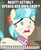 Size: 494x600 | Tagged: safe, coco pommel, g4, my little pony: friendship is magic, the saddle row review, blushing, bwah, hank hill, king of the hill, red nosed