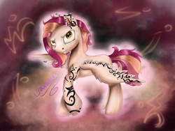 Size: 2048x1536 | Tagged: safe, artist:lav-cavalerie, oc, oc only, pony, solo, tattoo