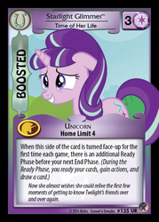 Size: 358x500 | Tagged: safe, starlight glimmer, g4, card, ccg, enterplay, floppy ears, merchandise, trading card