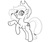 Size: 800x667 | Tagged: safe, applejack, g4, official, coloring page, female, lineart, solo