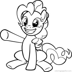 Size: 800x800 | Tagged: safe, pinkie pie, g4, official, coloring page, female, lineart, solo