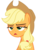 Size: 1897x2613 | Tagged: safe, artist:sketchmcreations, applejack, g4, my little pony: friendship is magic, the saddle row review, applejack is not amused, cowboy hat, female, hat, inkscape, open mouth, simple background, solo, stetson, transparent background, unamused, vector