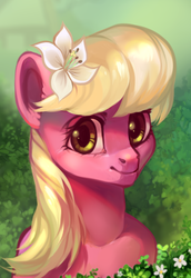 Size: 804x1167 | Tagged: safe, artist:share dast, lily, lily valley, pony, g4, bust, female, portrait, solo