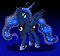 Size: 2176x2009 | Tagged: safe, artist:deannaphantom13, princess luna, pony, g4, female, high res, solo