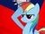 Size: 480x360 | Tagged: safe, rainbow dash, g4, rainbow dash salutes, taiwan