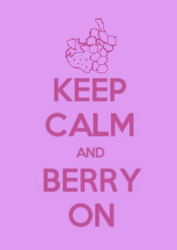 Size: 262x370 | Tagged: safe, artist:nyperold, berry punch, berryshine, g4, berrytube, cutie mark, keep calm and carry on, meme, pun